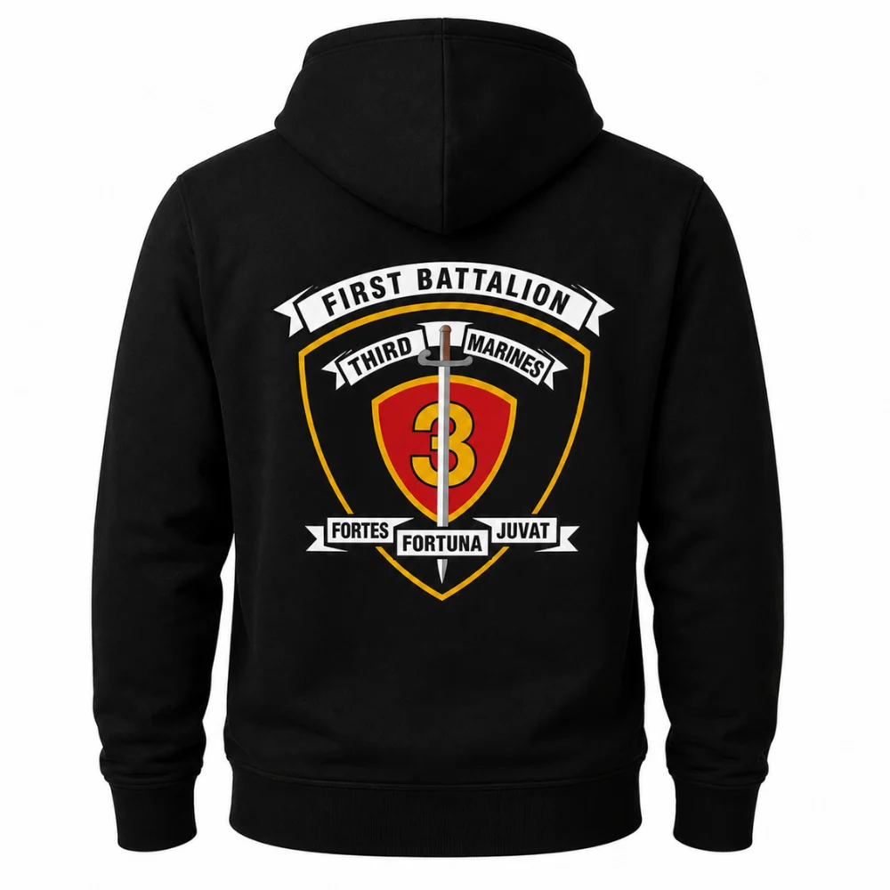 First Battalion Marines Hoodie-1 First Battalion Marines Hoodie