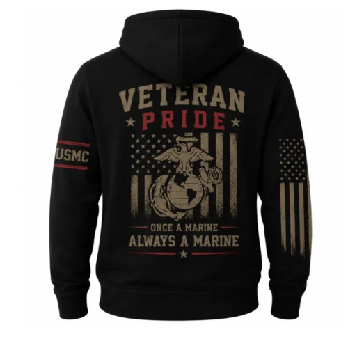 Veteran Pride Hoodie honors Marines Veteran Pride Hoodie honors Marines